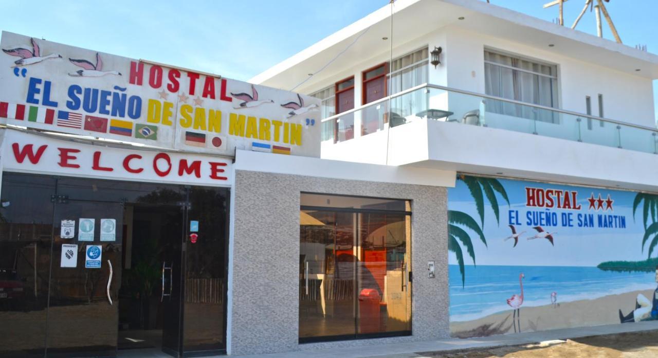 Hostal El Sueno De San Martin Paracas Eksteriør billede
